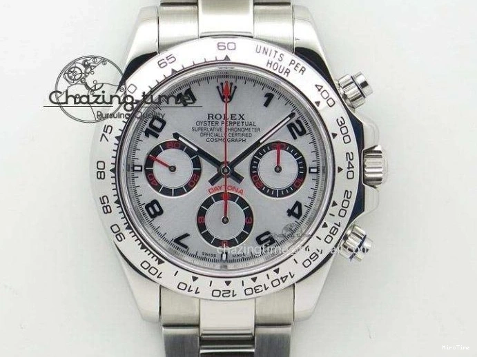 MiroTime 1225 Daytona 116519 QF 1:1 Best Edition Black Grey Dial on Oysterflex Strap SH4130 V11（Gain Weight） Classic 169